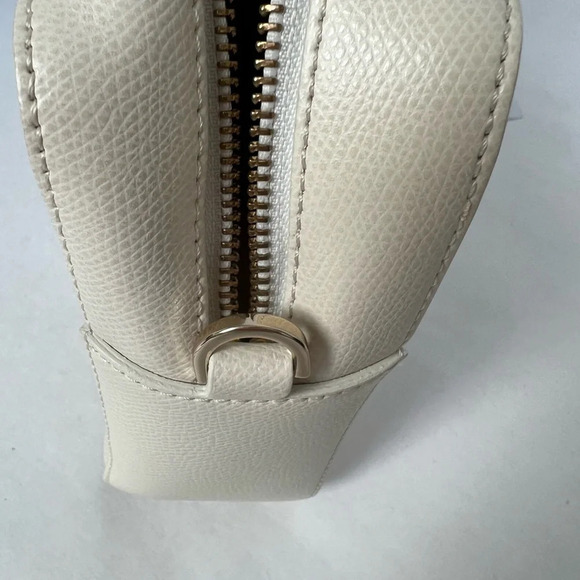 L' AUTRE CHOSE Leather Camera Bag Medium Card Pocket White Crossbody Shoulder - Picture 16 of 16